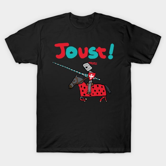 Jousting T-Shirt by Mark Ewbie